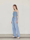 Summer Straight Denim Pants Light blue - LESEIZIEME - BALAAN 5