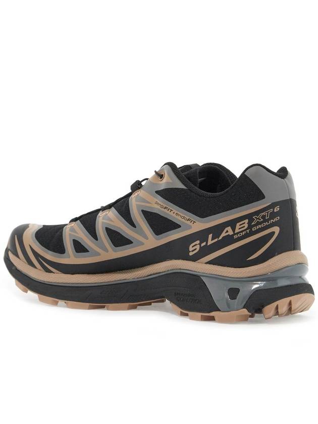 XT 6 Low Top Sneakers Black Portabella Pewter - SALOMON - BALAAN 4