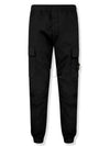 Stretch Cotton Tela Paracadute Cargo Straight Pants Navy Blue - STONE ISLAND - BALAAN 2