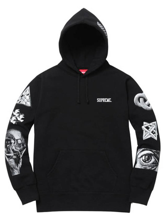 MC Escher Hooded Dusty Slate MC Escher Hooded Sweatshirt Dusty slate - SUPREME - BALAAN 1