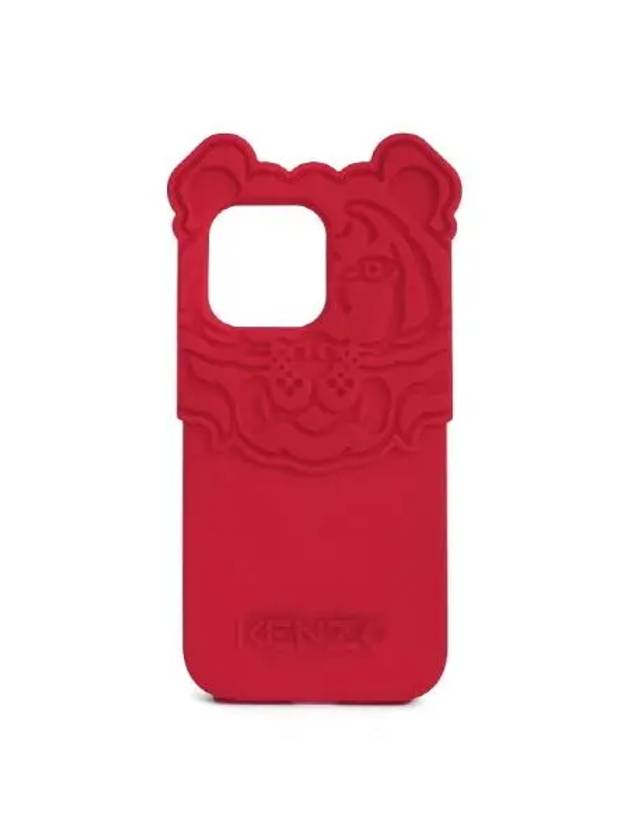 Tiger Silicon Iphone 13 Pro Case Red - KENZO - BALAAN 1