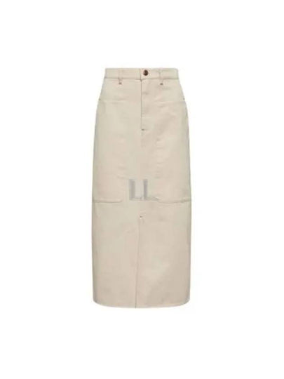 Flozia H Line Skirt Ivory - ISABEL MARANT - BALAAN 2