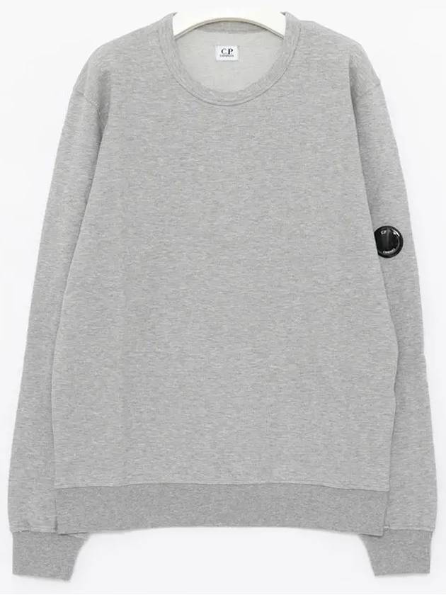 Light Fleece Sweatshirt Grey - CP COMPANY - BALAAN 3