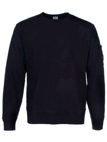 Lens Waffen Sweatshirt Black 14CMSS136A - CP COMPANY - BALAAN 1