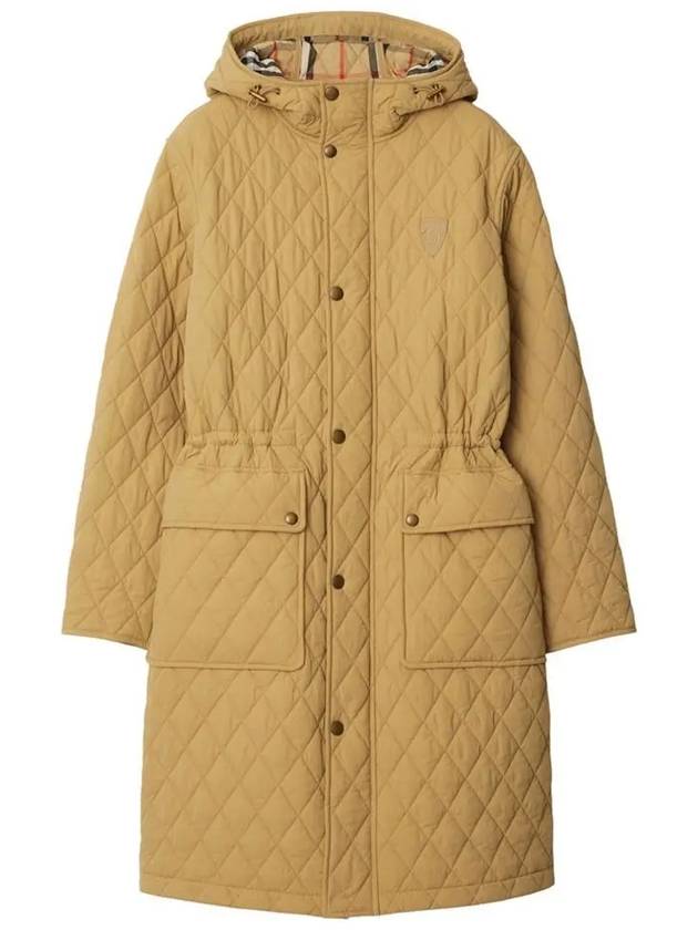 Appliqué B Shield Quilted Parka Beige - BURBERRY - BALAAN 2