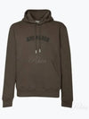 Classic Logo Print Hoodie Brown - AMI - BALAAN 2