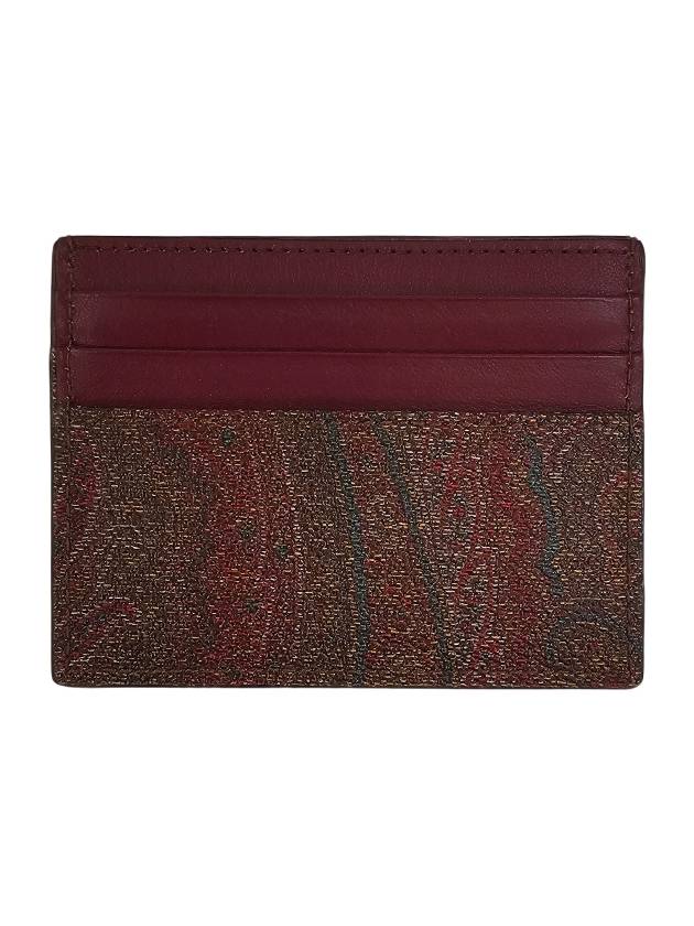 Tesuto Paisley Card Wallet Brown - ETRO - BALAAN 3