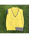 golf vest refreshing lemonade V-neck golf knit best rounding look - LOLOALLOY - BALAAN 2