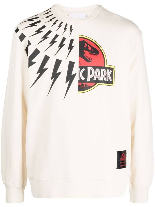 Jurassic Park Sweatshirt Ivory - NEIL BARRETT - BALAAN 2