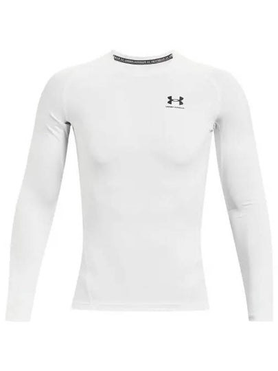 Men's Heat Gear Compression Long Sleeve T-Shirt White - UNDER ARMOUR - BALAAN 2