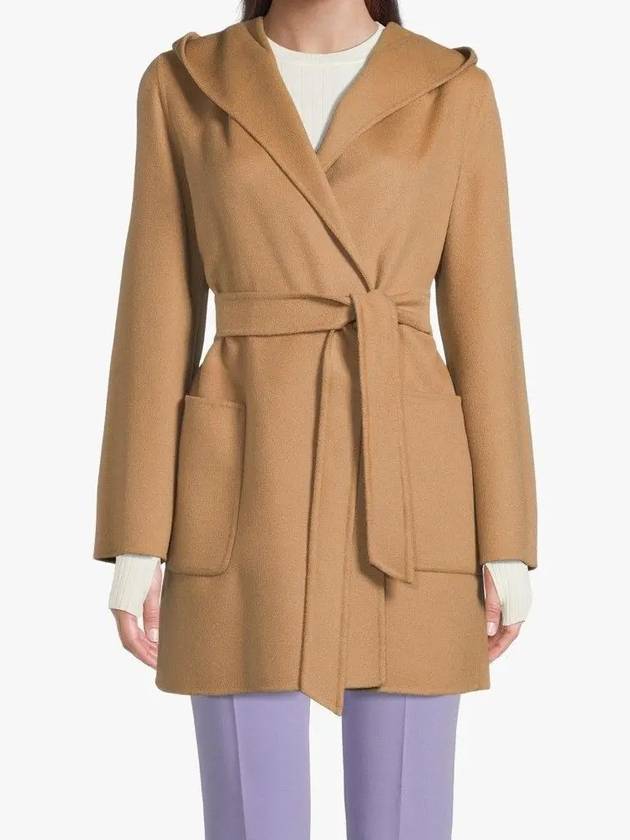 22SS Tondo TONDO wool hooded coat camel 60860319 024 - MAX MARA - BALAAN 3