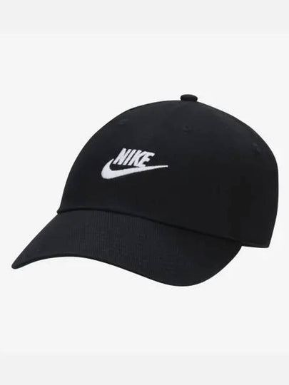 Club Unstructured Futura Washed Ball Cap Black - NIKE - BALAAN 2