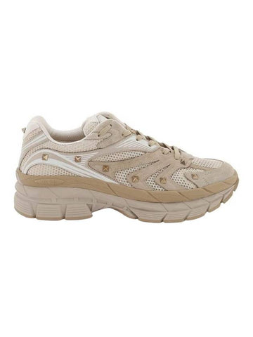 Chunky Low Top Sneakers Beige - VALENTINO - BALAAN 1