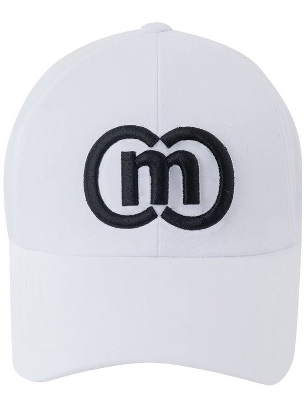 Golf Ribbon Decoration Big Logo White Black Ball Cap DO6212AC80-3 - DOYOUKNOWMC GOLF WEAR - BALAAN 1