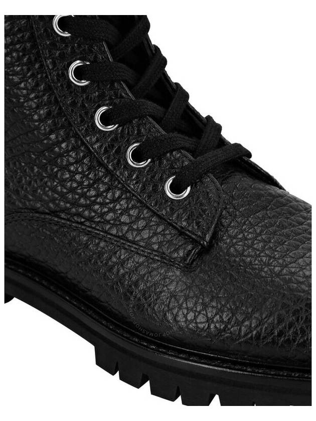 Philipp Plein Stars Studs Leather Commando Boots, Brand Size 35 ( US Size 5 ) - PHILIPP PLEIN - BALAAN 3