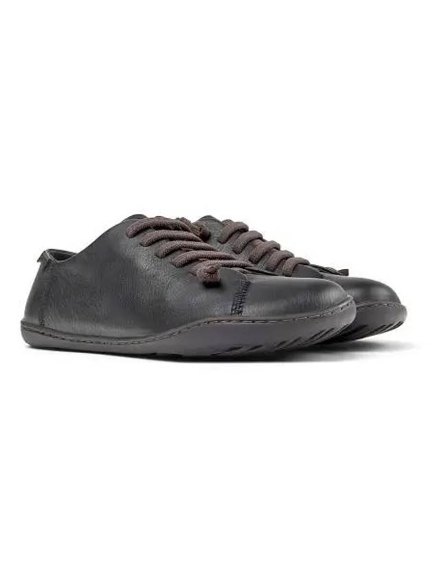 Peu Leather Low Top Sneakers Black - CAMPER - BALAAN 2