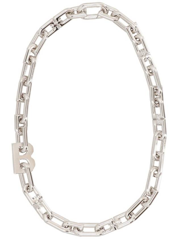 logo chain link necklace 703237TZ99S - BALENCIAGA - BALAAN 2