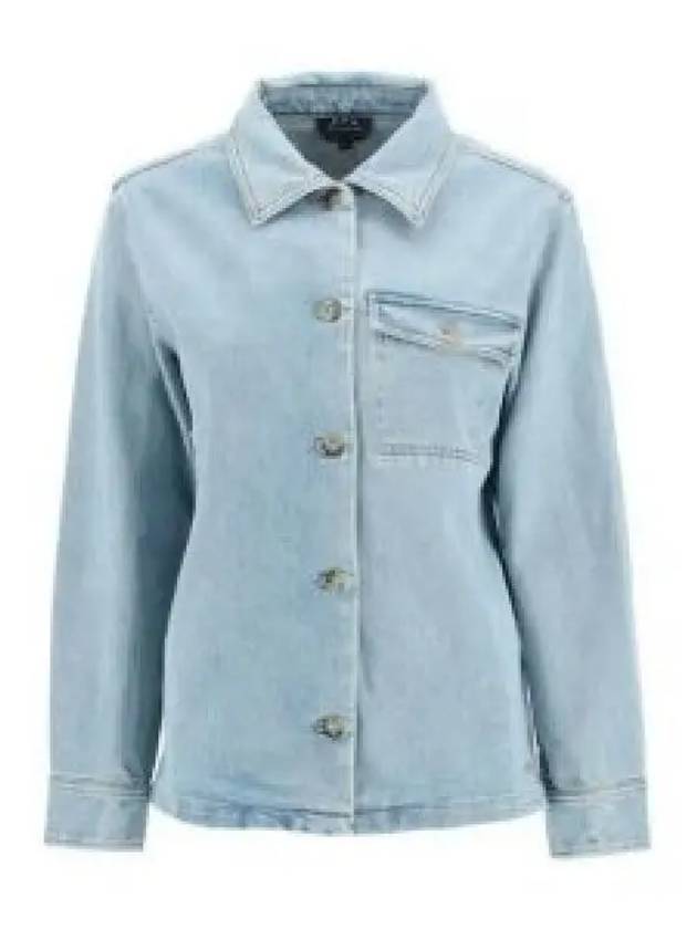 Women's Zenith Denim Jacket Light Blue - A.P.C. - BALAAN 2