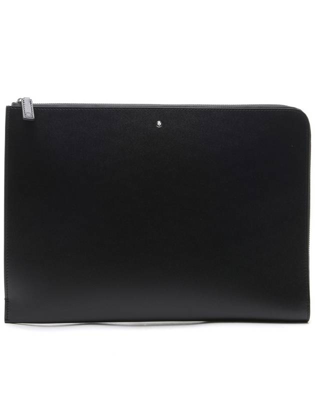 Meisterstuck Zipper Portfolio Clutch Bag Black - MONTBLANC - BALAAN 2