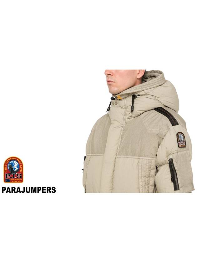 Men's Combat Puffer Classic Canvas Padding Green - PARAJUMPERS - BALAAN 6