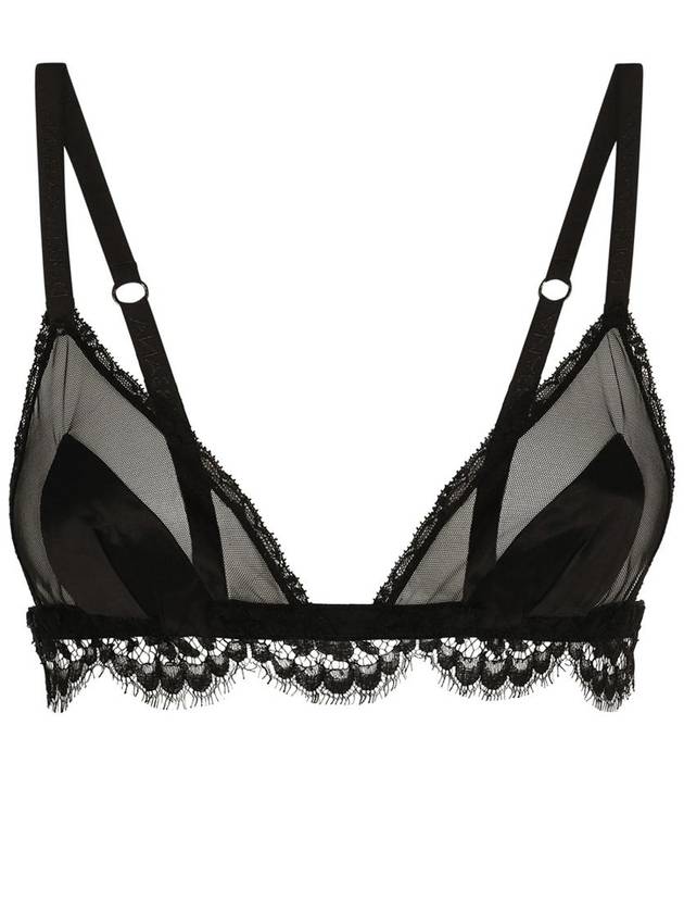 Dolce & Gabbana Semi-Transparent Bra - DOLCE&GABBANA - BALAAN 1