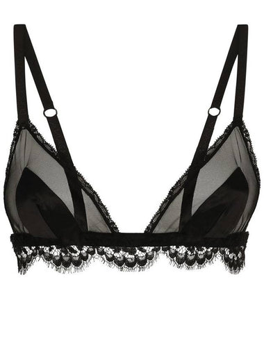 Dolce & Gabbana Semi-Transparent Bra - DOLCE&GABBANA - BALAAN 1