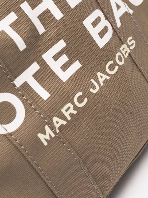 Logo Medium Canvas Tote Bag Slate Green - MARC JACOBS - BALAAN 3