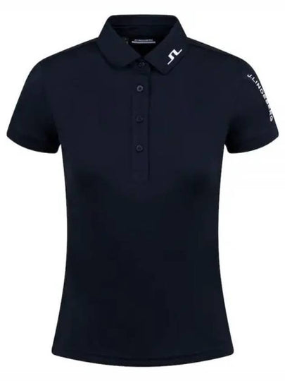 Women's Tour Tech Golf Polo Navy - J.LINDEBERG - BALAAN 2