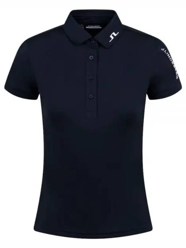 Women's Tour Tech Golf Polo Navy - J.LINDEBERG - BALAAN 2