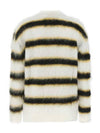 mohair striped crew neck knit - MARNI - BALAAN.