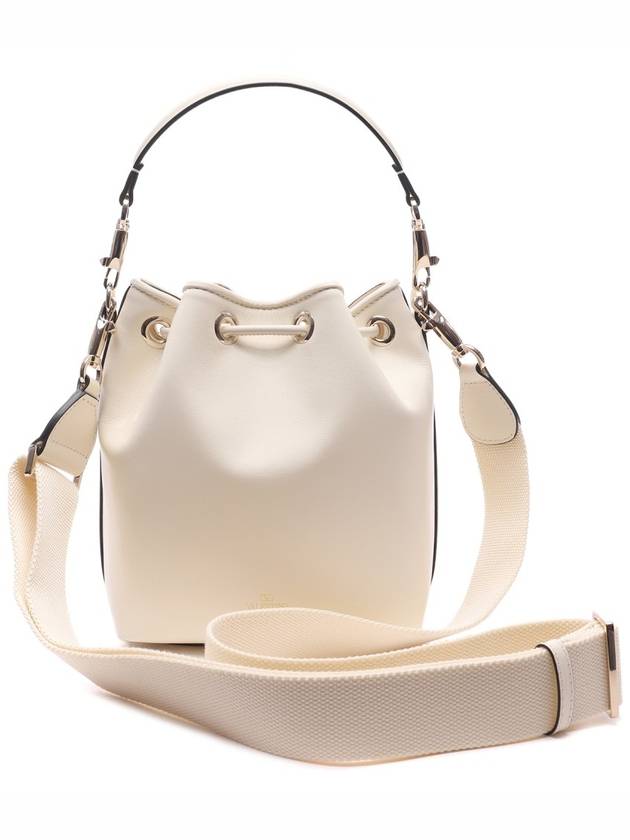 Drawstring Bucket Bag Ivory - VALENTINO - BALAAN 5