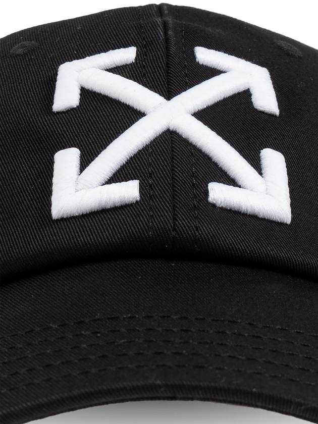 Off-White Baseball Cap, Men's, Black - OFF WHITE - BALAAN 4