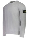 Crewneck Soft Cotton Knit Top Charcoal - STONE ISLAND - BALAAN 2