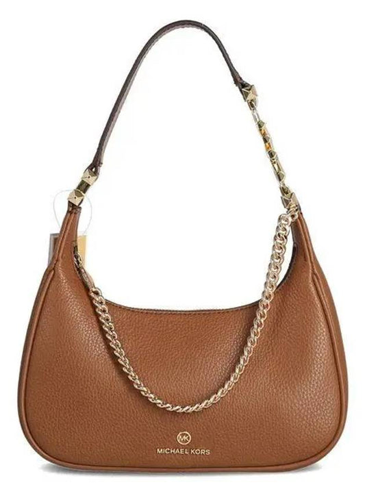 Piper Small Pebbled Leather Shoulder Bag Brown - MICHAEL KORS - BALAAN 2