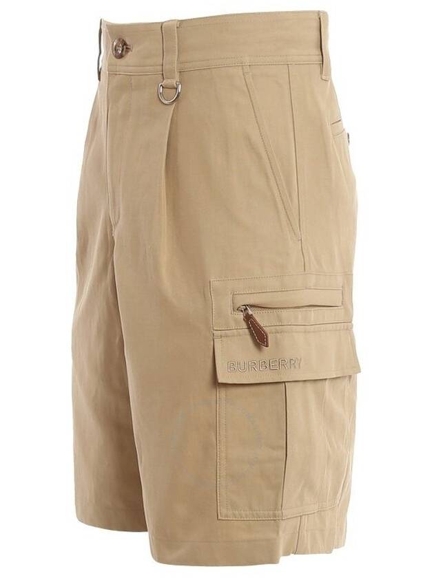 Logo Pocket Embroidery Bermuda Shorts Beige - BURBERRY - BALAAN 4