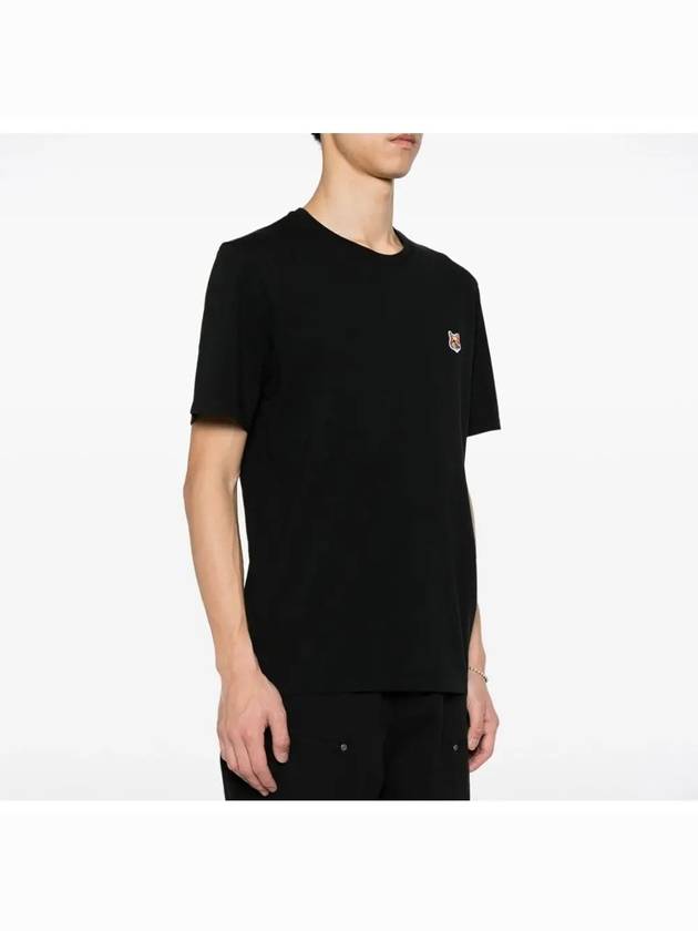 Fox Head Patch Classic Short Sleeve T-Shirt Black - MAISON KITSUNE - BALAAN 4