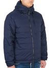 Lodge Down Hooded Padding Jacket Atlantic Navy - CANADA GOOSE - BALAAN 5