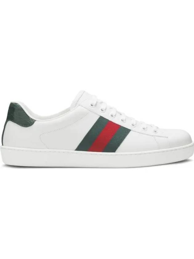 Ace Leather Sneakers White - GUCCI - BALAAN 2