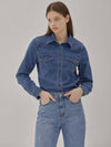 Denim Basic Western Shirt Blue - RYUL+WAI: - BALAAN 3