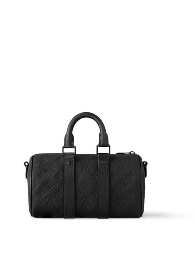 Keepall Bandouliere 25 Taurillon Monogram Tote Bag Black - LOUIS VUITTON - BALAAN 3