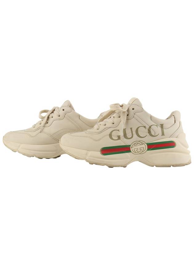 528892 Rhyton strip logo sneakers 36 1 2 size 34274Y - GUCCI - BALAAN 5