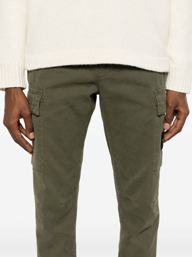 Compass Badge Cargo Straight Pants Musk Green - STONE ISLAND - BALAAN 6