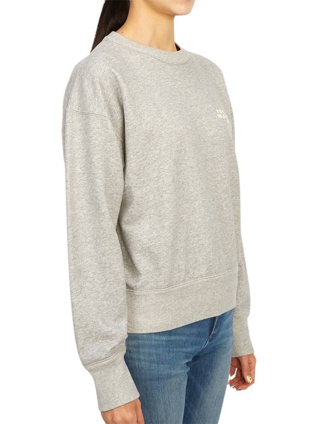 Shard Logo Print Sweatshirt Grey - ISABEL MARANT - BALAAN 6