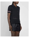 Lightweight Cotton Short Sleeve Polo Shirt Navy - THOM BROWNE - BALAAN 5