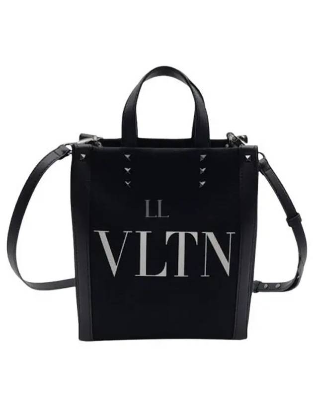 5Y0B0B78 PYY 0NI 5Y2B0B78 VLTN Eco Lab Mini Canvas Shopper - VALENTINO - BALAAN 1