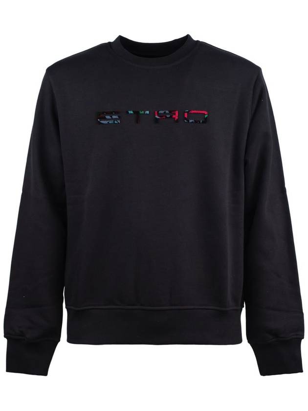 Etro Sweatshirt With Logo Black - ETRO - BALAAN 1