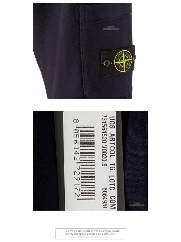 Waffen Cargo Pocket Track Pants Navy - STONE ISLAND - BALAAN.