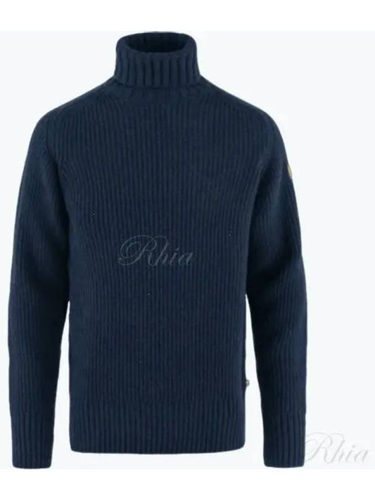 Men s Ovik Roller Neck Sweater 87072555 M - FJALL RAVEN - BALAAN 2