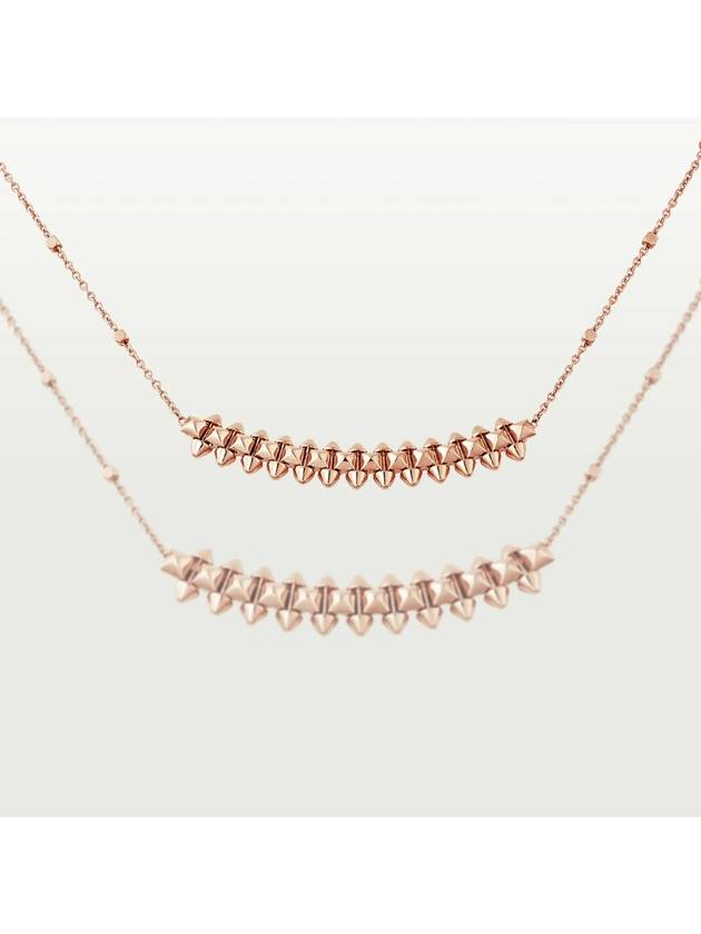 Clash Small Necklace Rose Gold - CARTIER - BALAAN 4