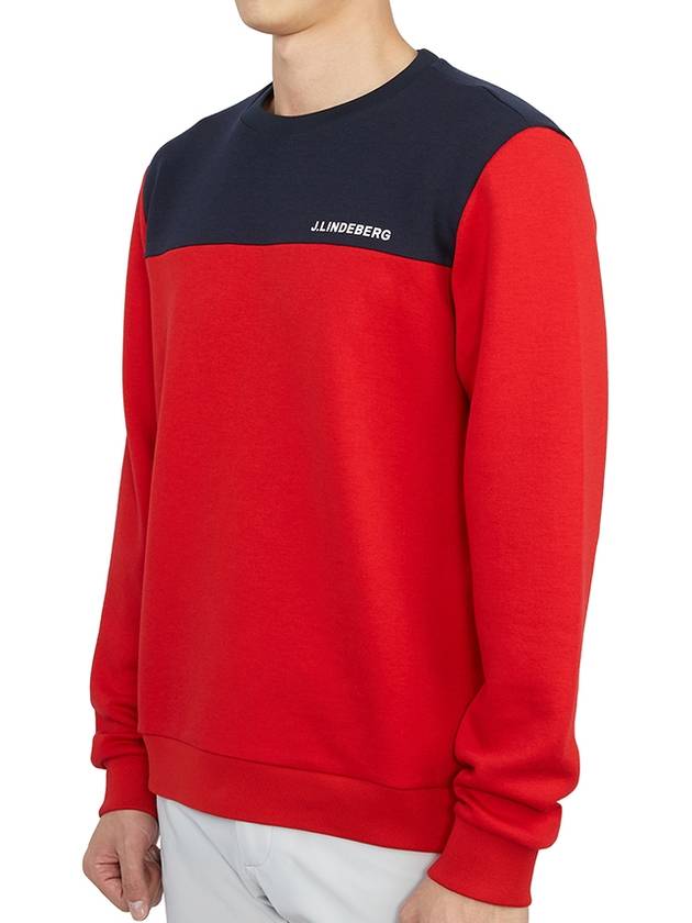 Men's Jeff JEFF Long Sleeve T-Shirt Red - J.LINDEBERG - BALAAN 3